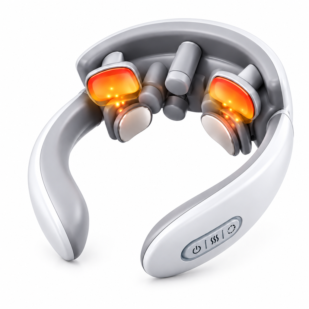 Somneloq V3 wrap in white with the warming controls lit