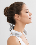 Somneloq Neck Rest with Heat worn around the neck