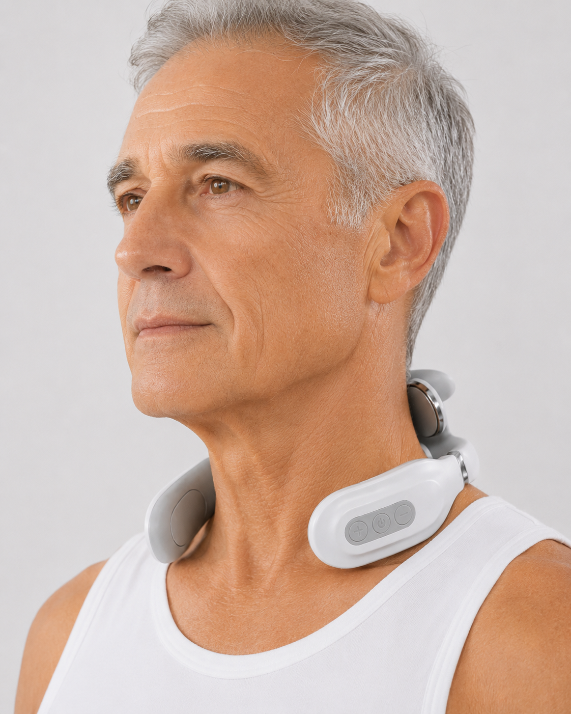 Somneloq Neck Rest in use during an evening wind-down