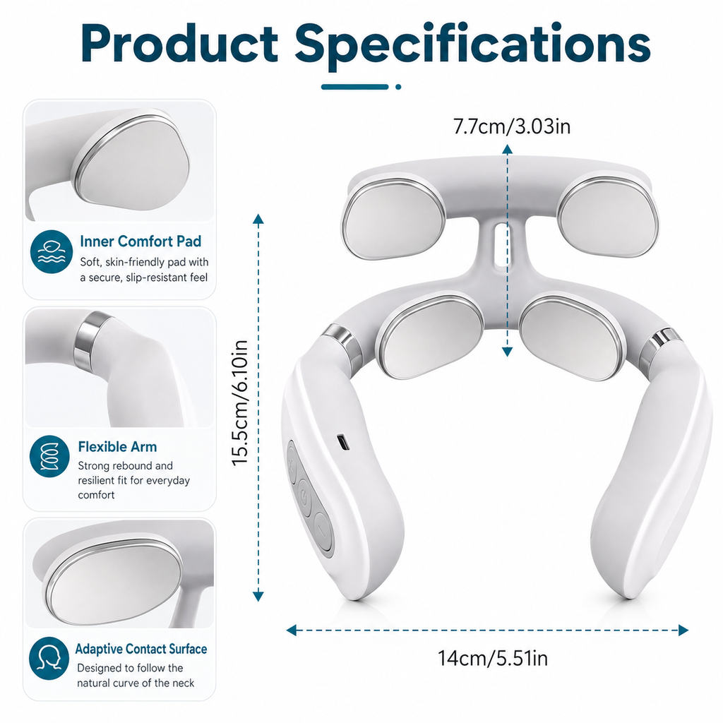 Somneloq Neck Rest specification overview